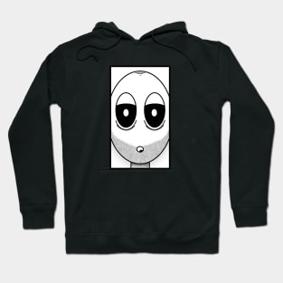 Sleepy depressed face Hoodie